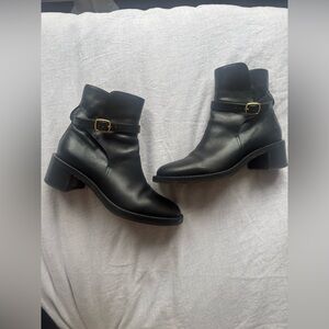 Celine Ankle Buckle Booties